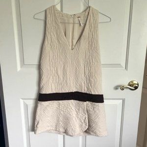 FREE PEOPLE TEXTURED MINI DRESS